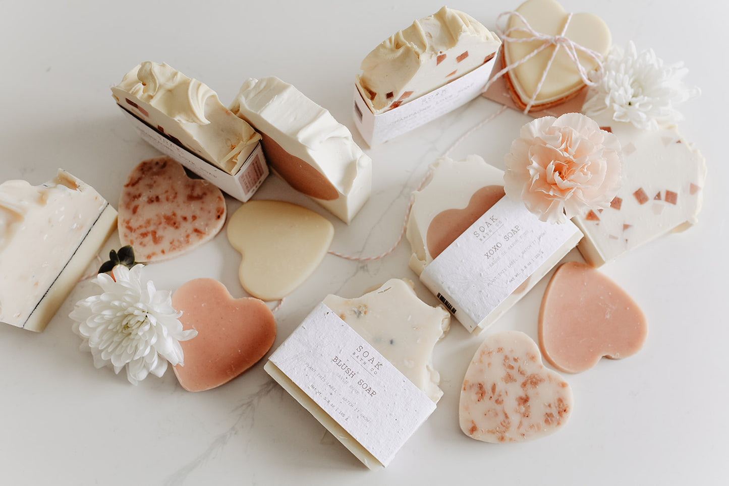 Sweetheart Soap Stacks from SOAK Bath Co