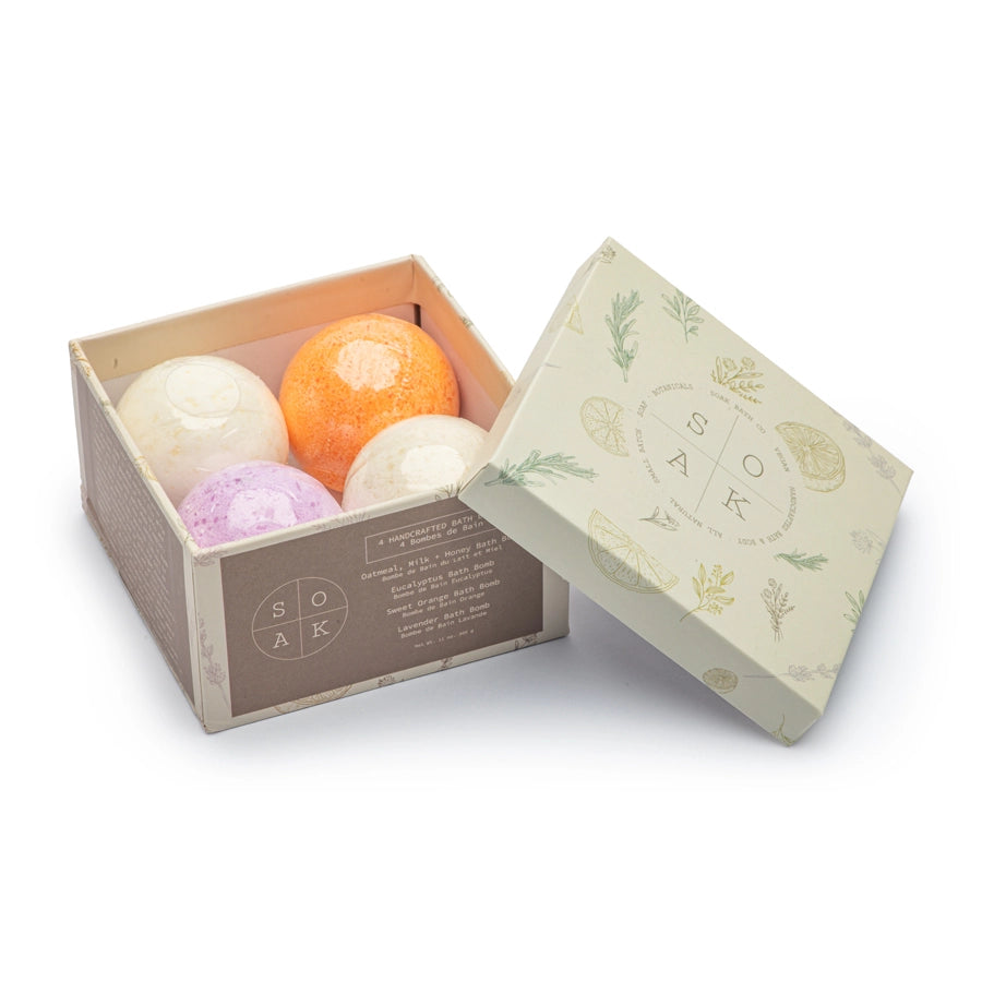 Bath Bomb Gift Box - Mini SOAK Bath Bombs