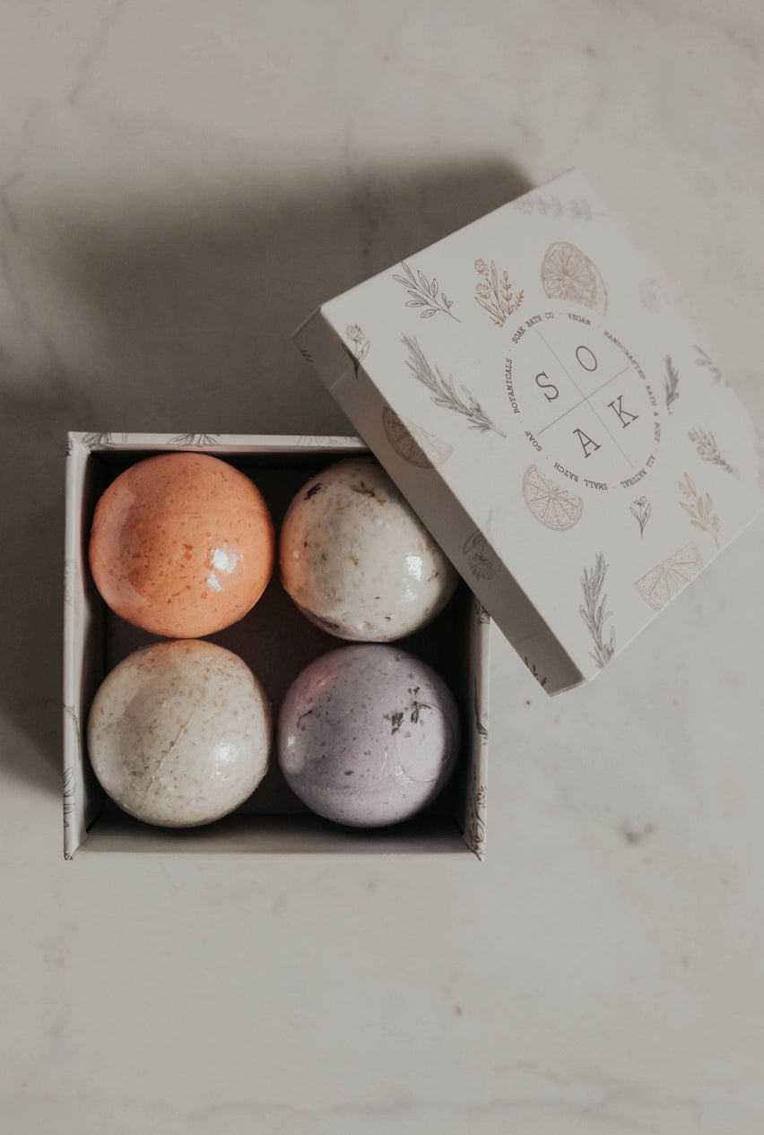 Bath Bomb Gift Box - Mini SOAK Bath Bombs