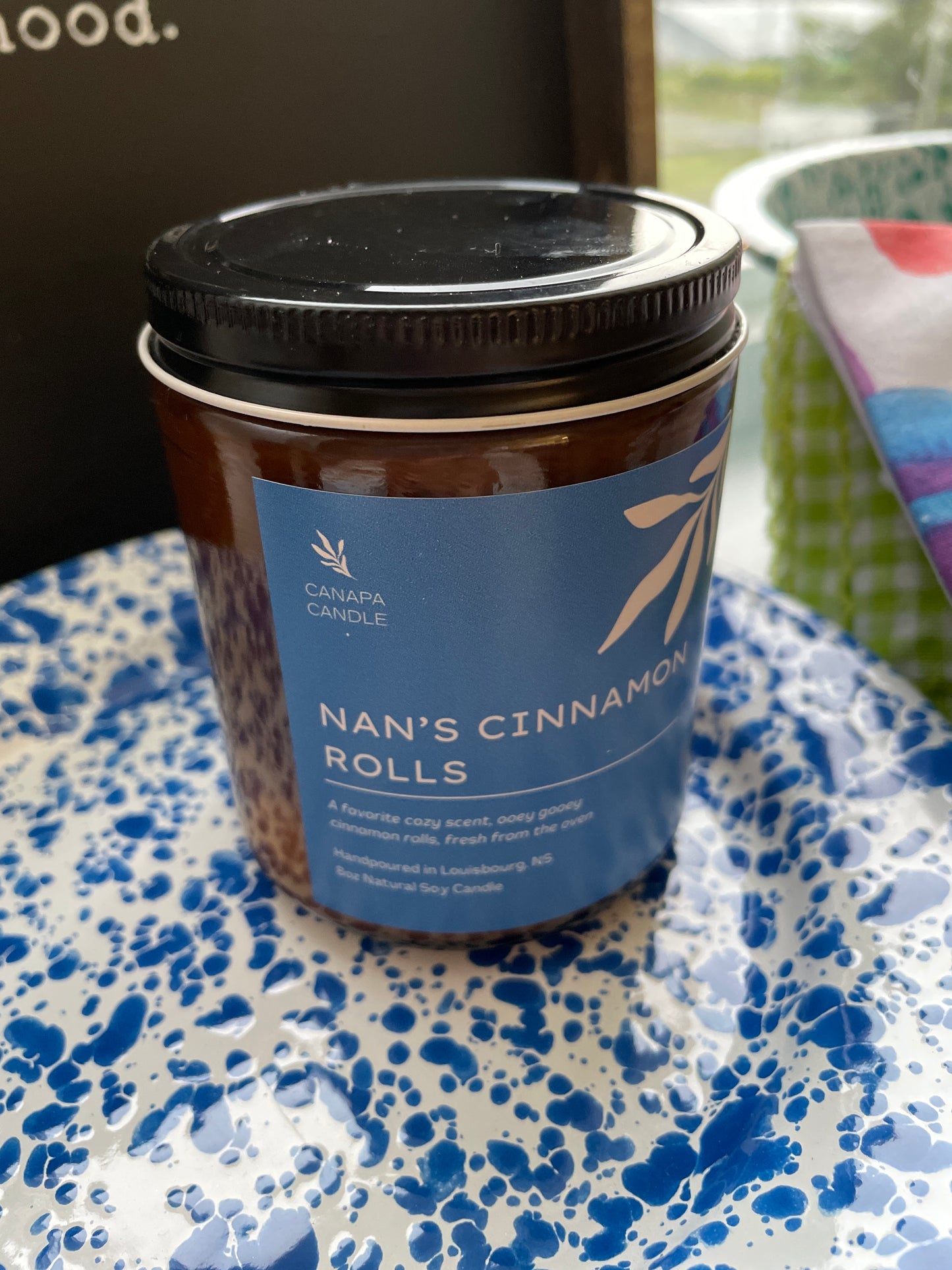 Nan’s Cinnamon Rolls Soy Candle - Brown Sugar, Cinnamon, Buttery Warm Dough