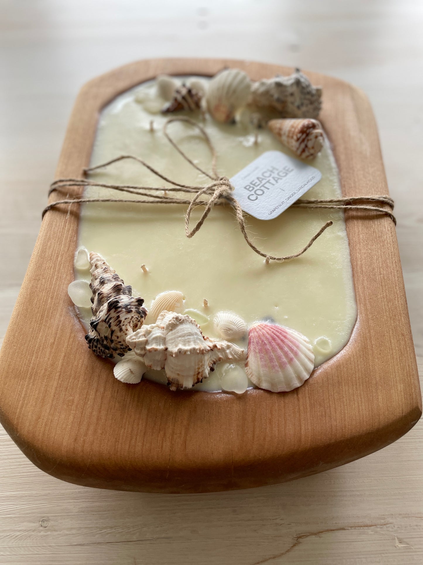 50oz Beach Cottage Dough Bowl Soy Candle