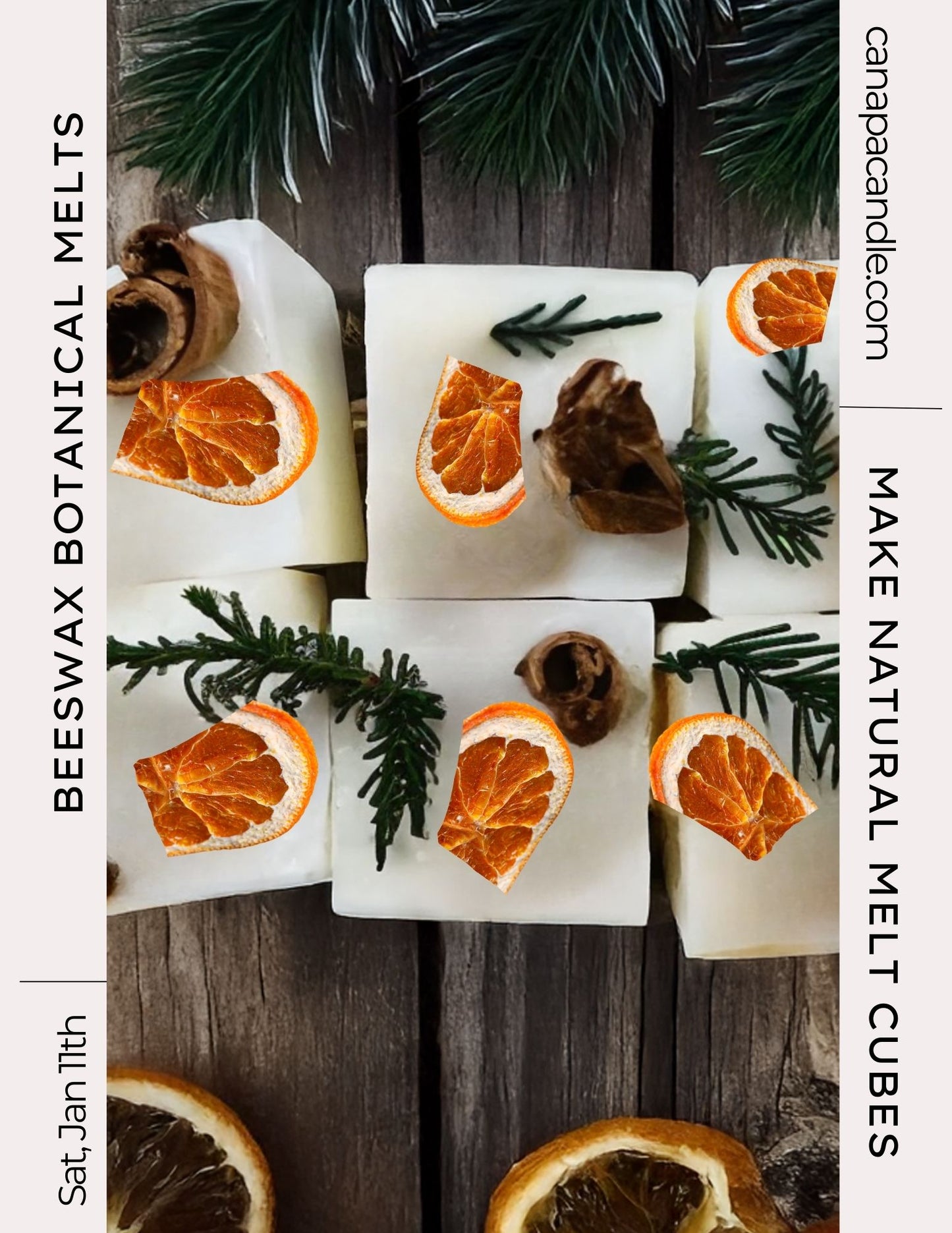 Beeswax Botanical Wax Melt Workshop - January 11th