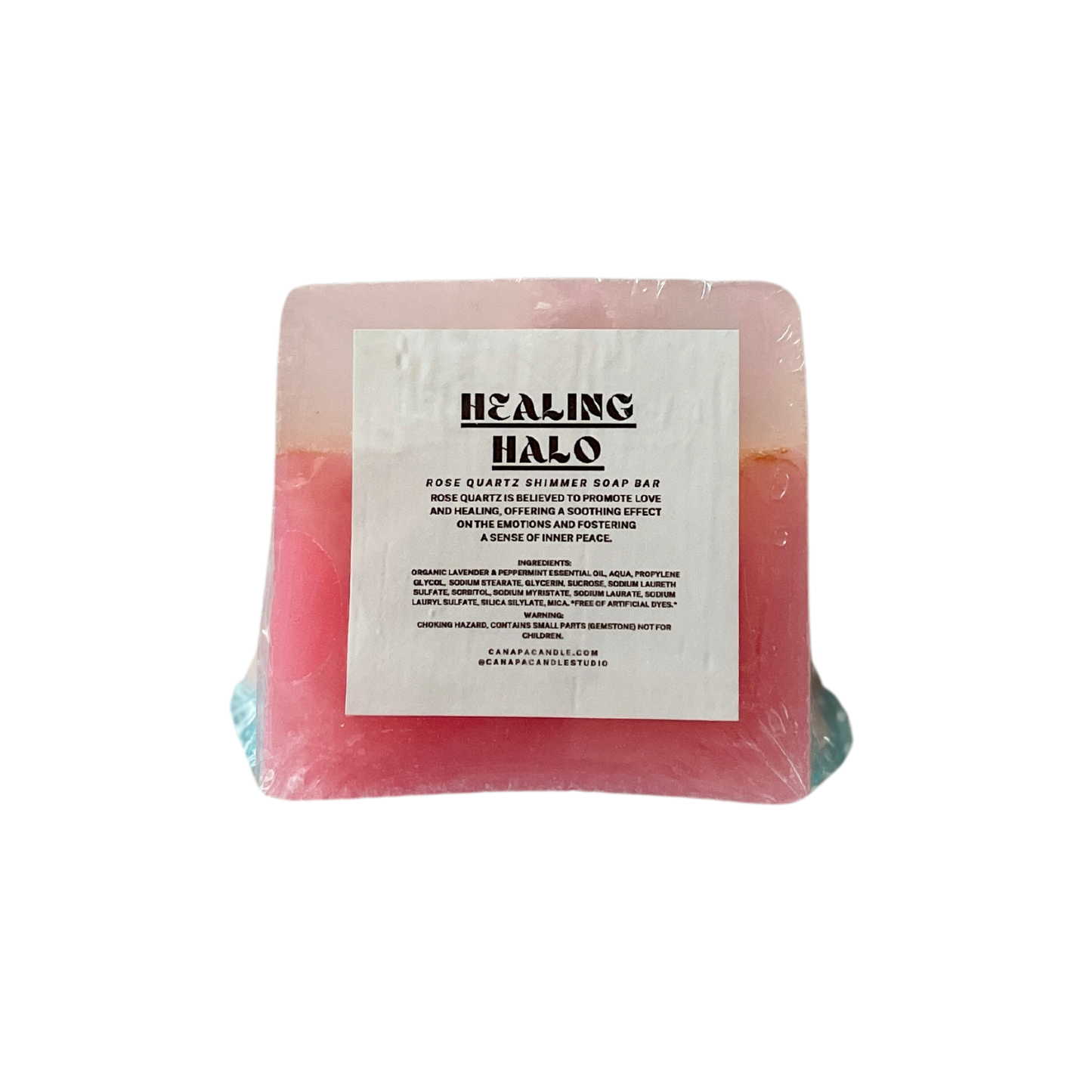 Healing Halo Glycerine Shimmering Crystal Soap Bar