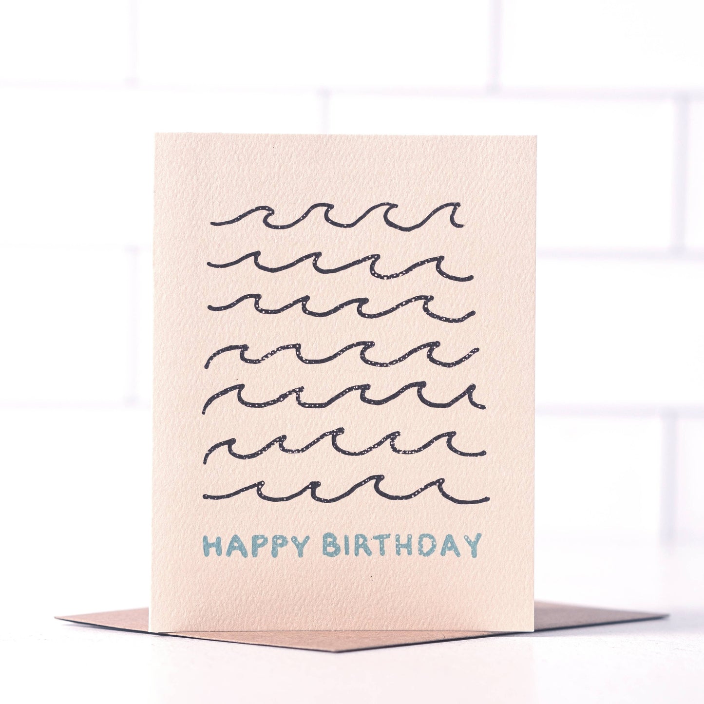 Happy Birthday Wave - Simple Beach Birthday Card