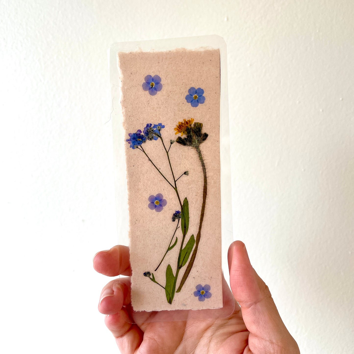 Nova Scotia Pressed Flower Bookmark