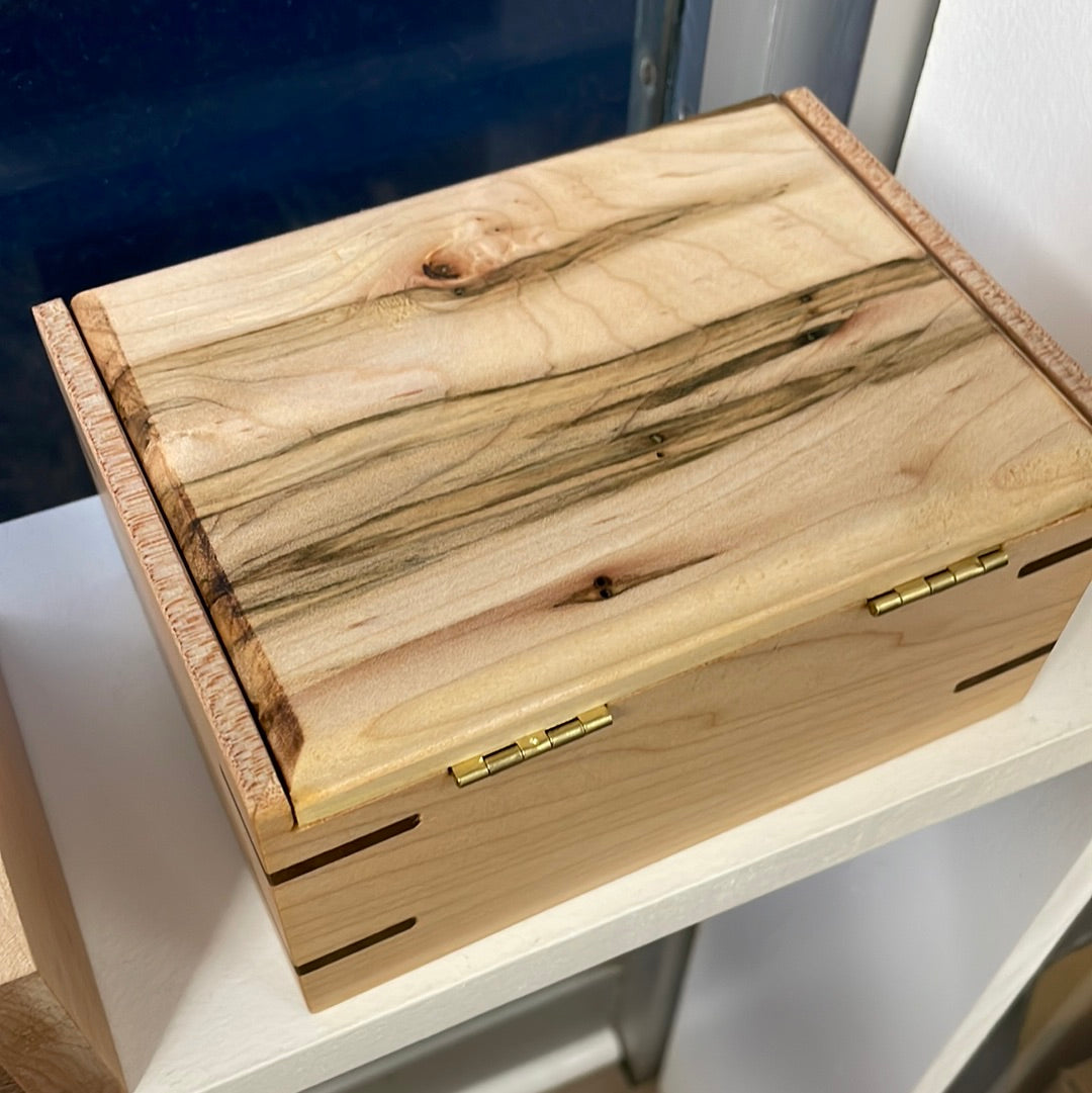 Medium Box ( Spalted Maple and Walnut