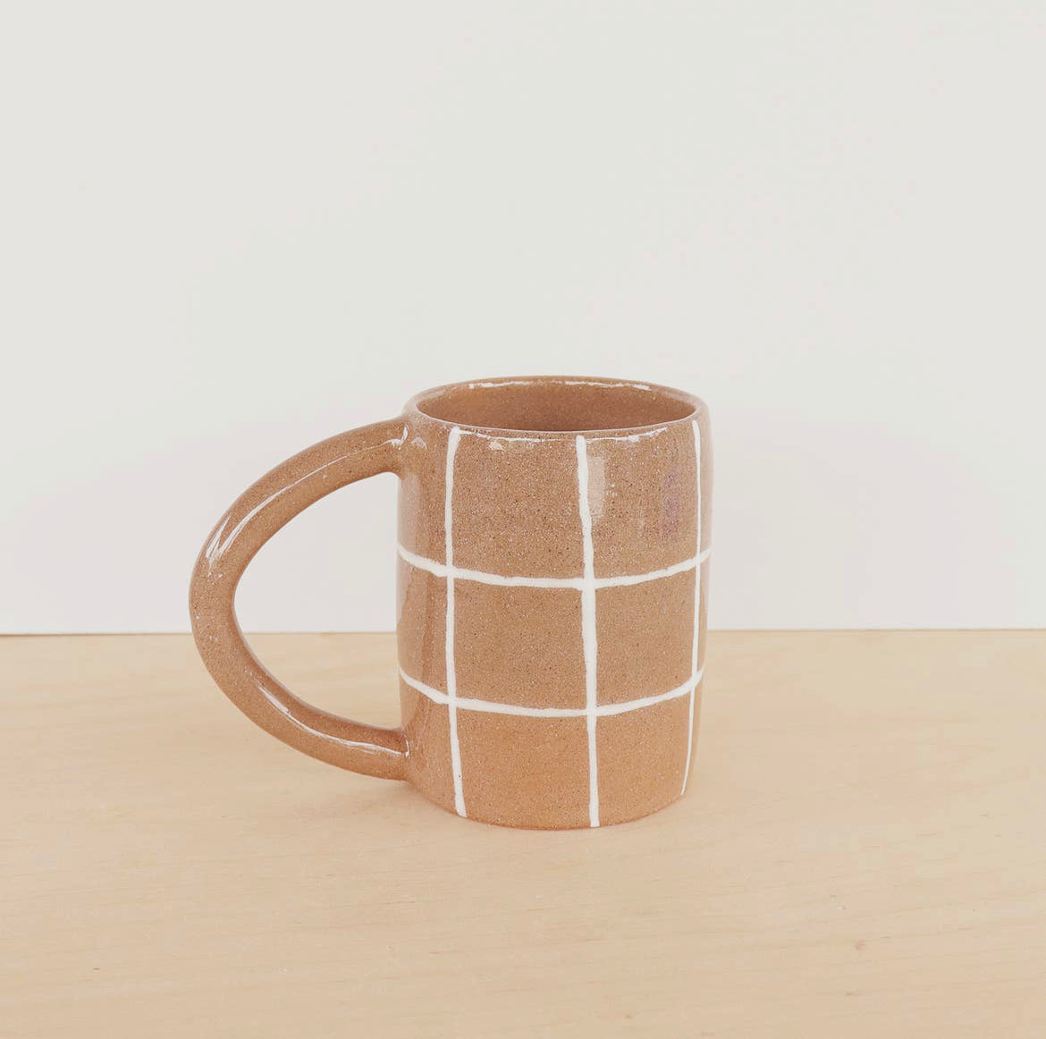 Coffee Mug Sand & White Stripe