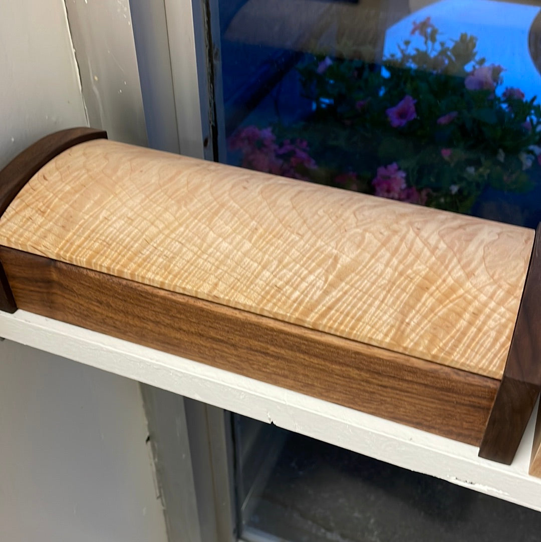 Long Box (Curly Maple and Walnut
