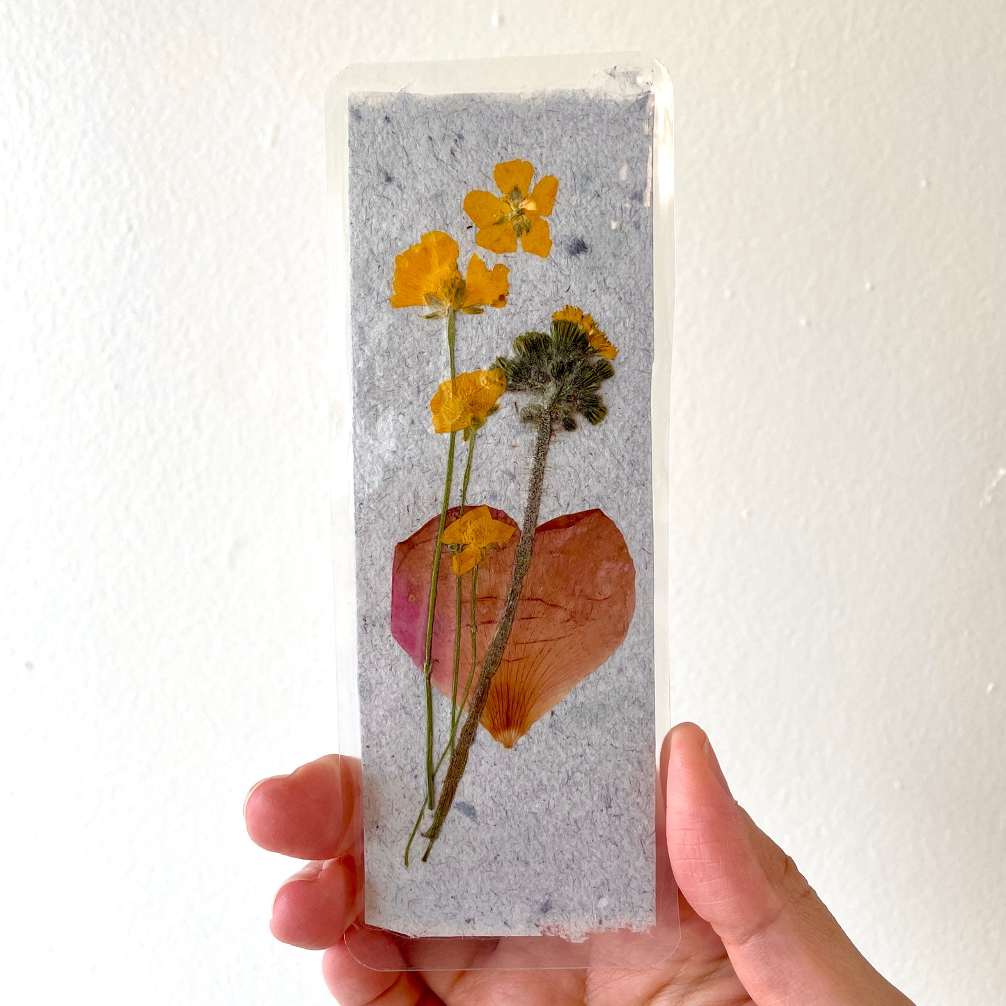 Nova Scotia Pressed Flower Bookmark