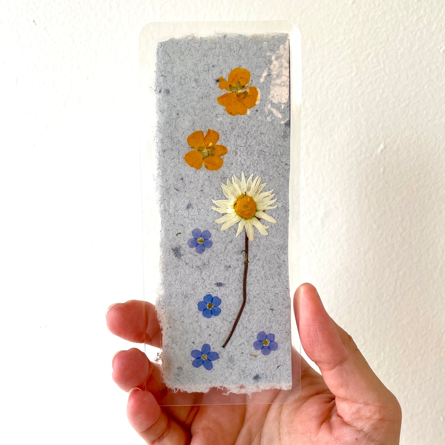 Nova Scotia Pressed Flower Bookmark