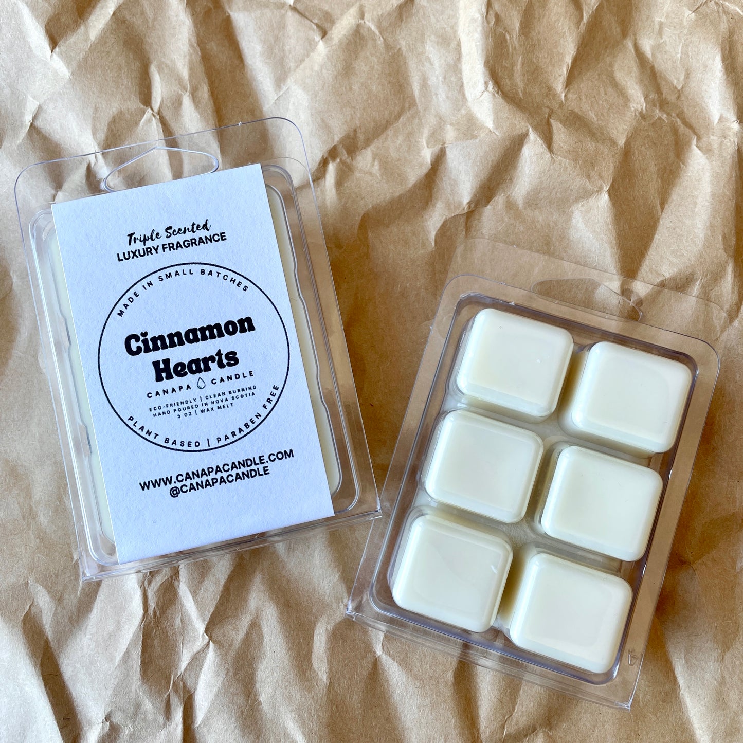 Cinnamon Hearts - Triple Scented Soy Wax Melt