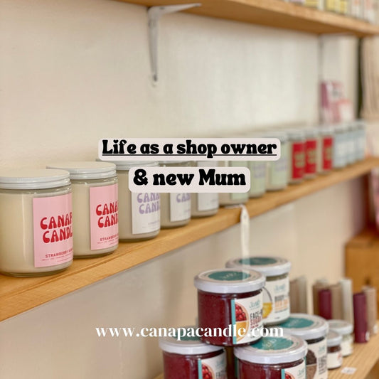 Life as a shop owner, candle maker & mum! 😜