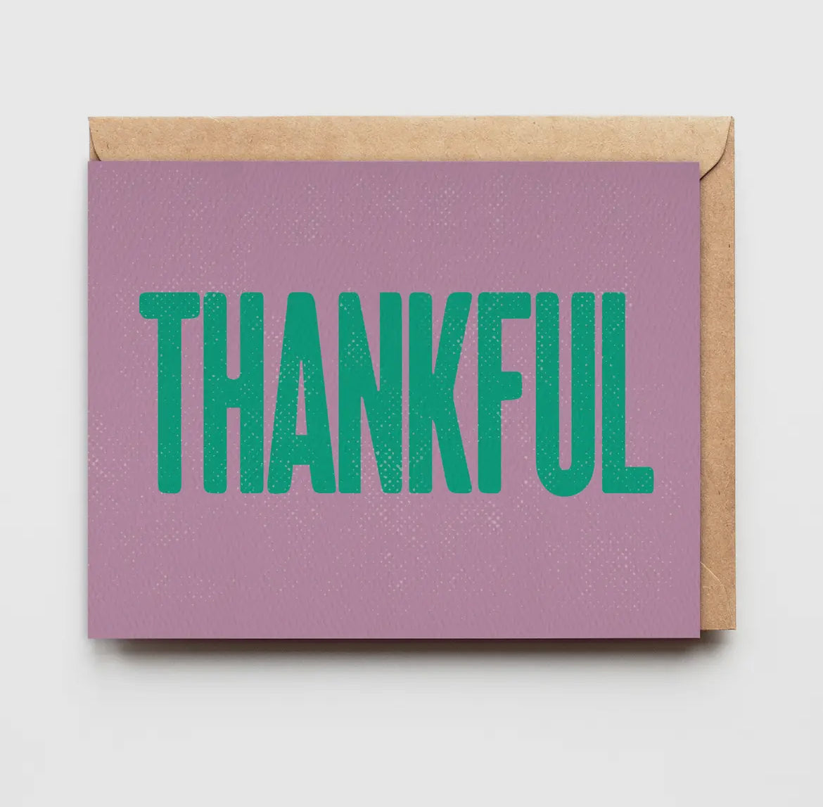 Thankful - Modern Simple Thanksgiving card