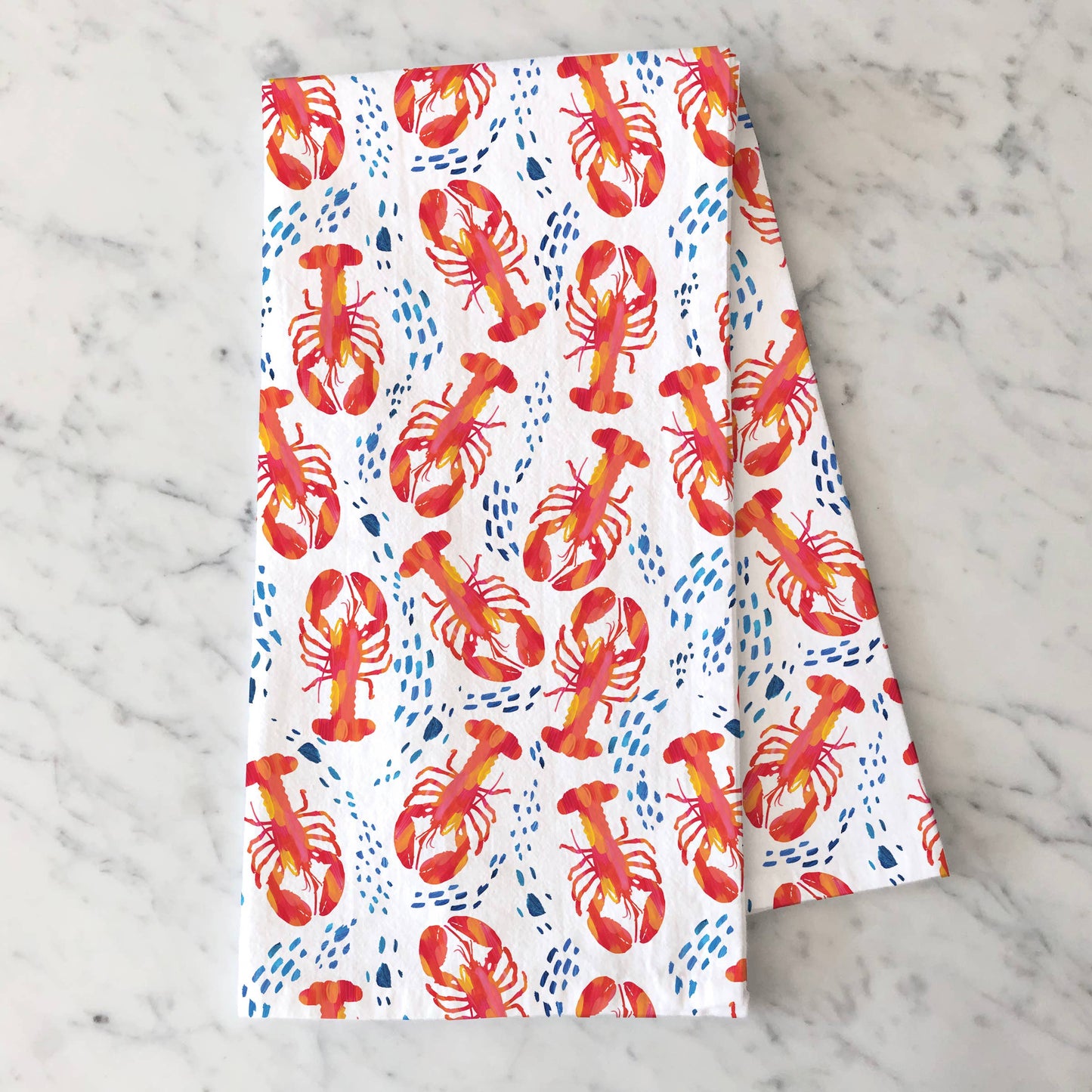 Lobster Kitchen Towel | Coastal Tea Towel