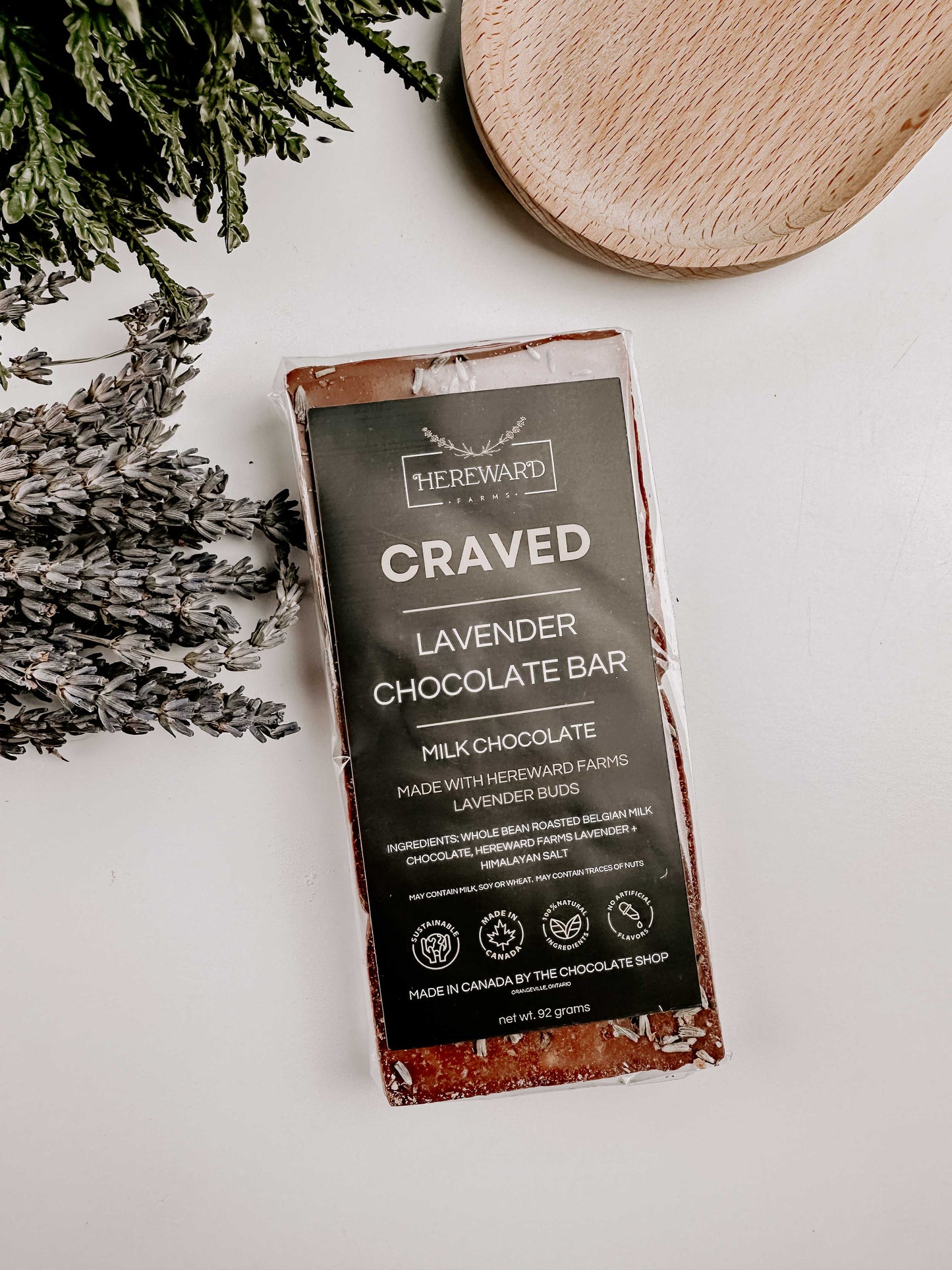 Craved Lavender Milk Chocolate Bar