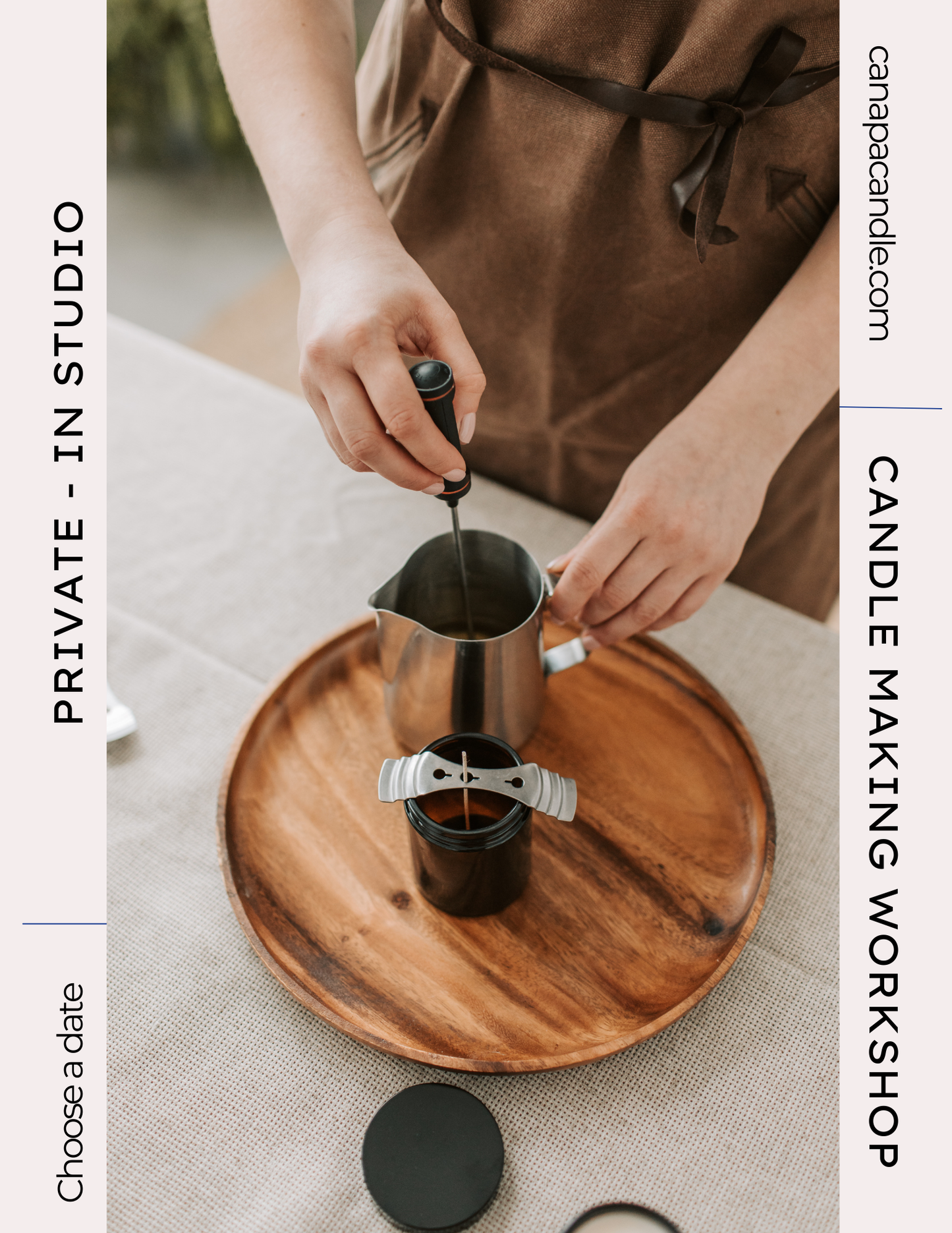 Book a Private Candle Making Workshop - at Canapa Candle