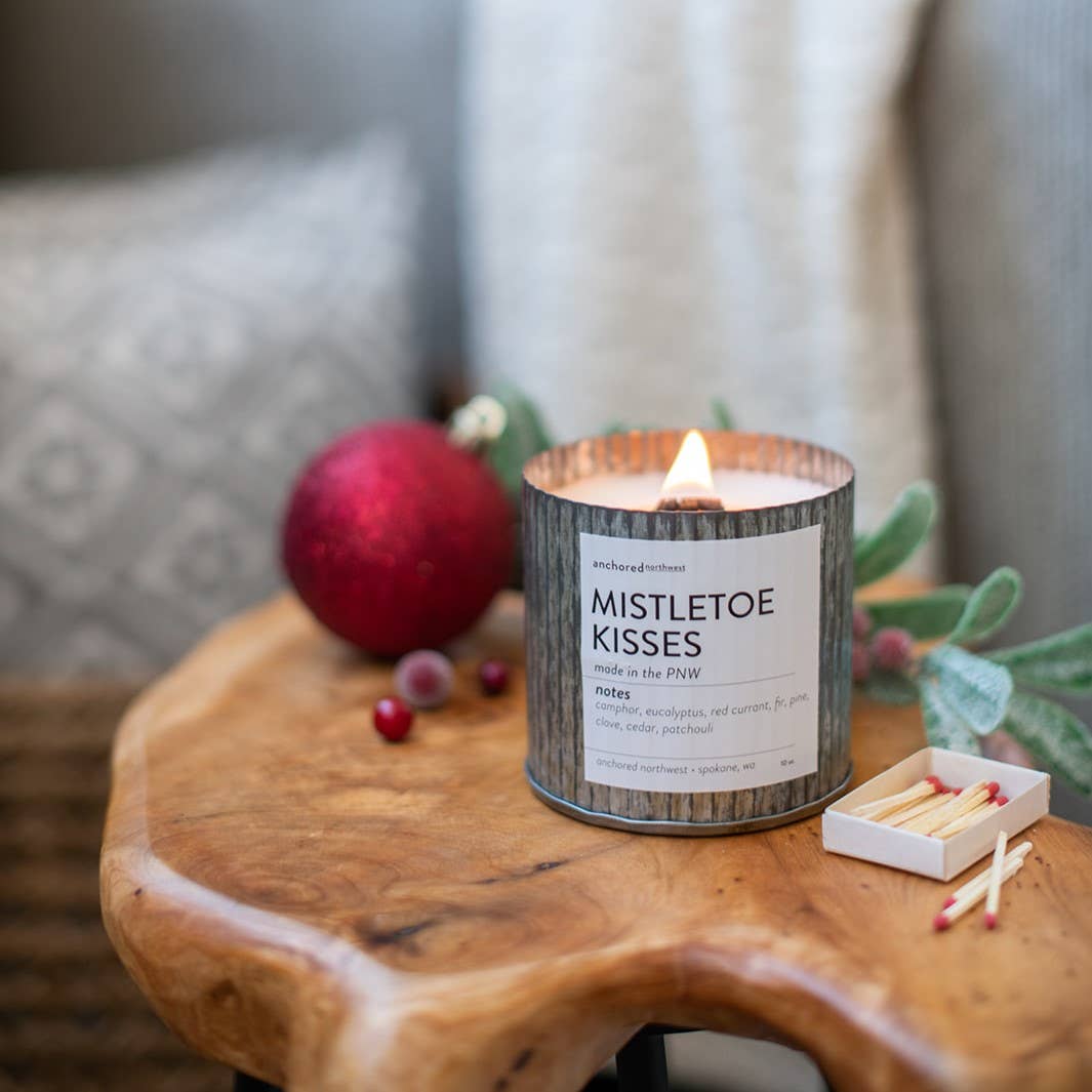 Fraser Fir Rustic Vintage Farmhouse Wood Wick Candle: 10oz