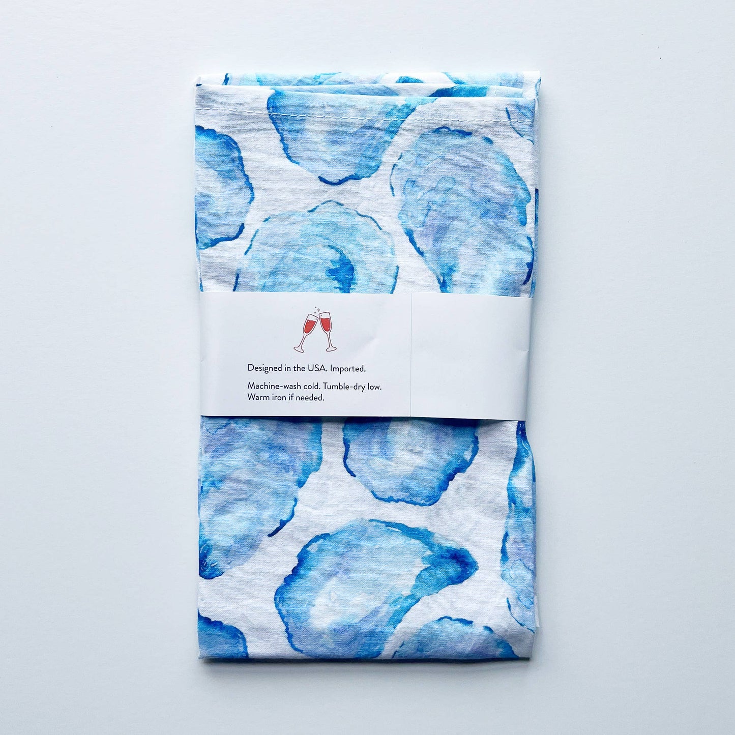 Mussel Shell Kitchen Tea Towel | Oyster Shell Dish Towel