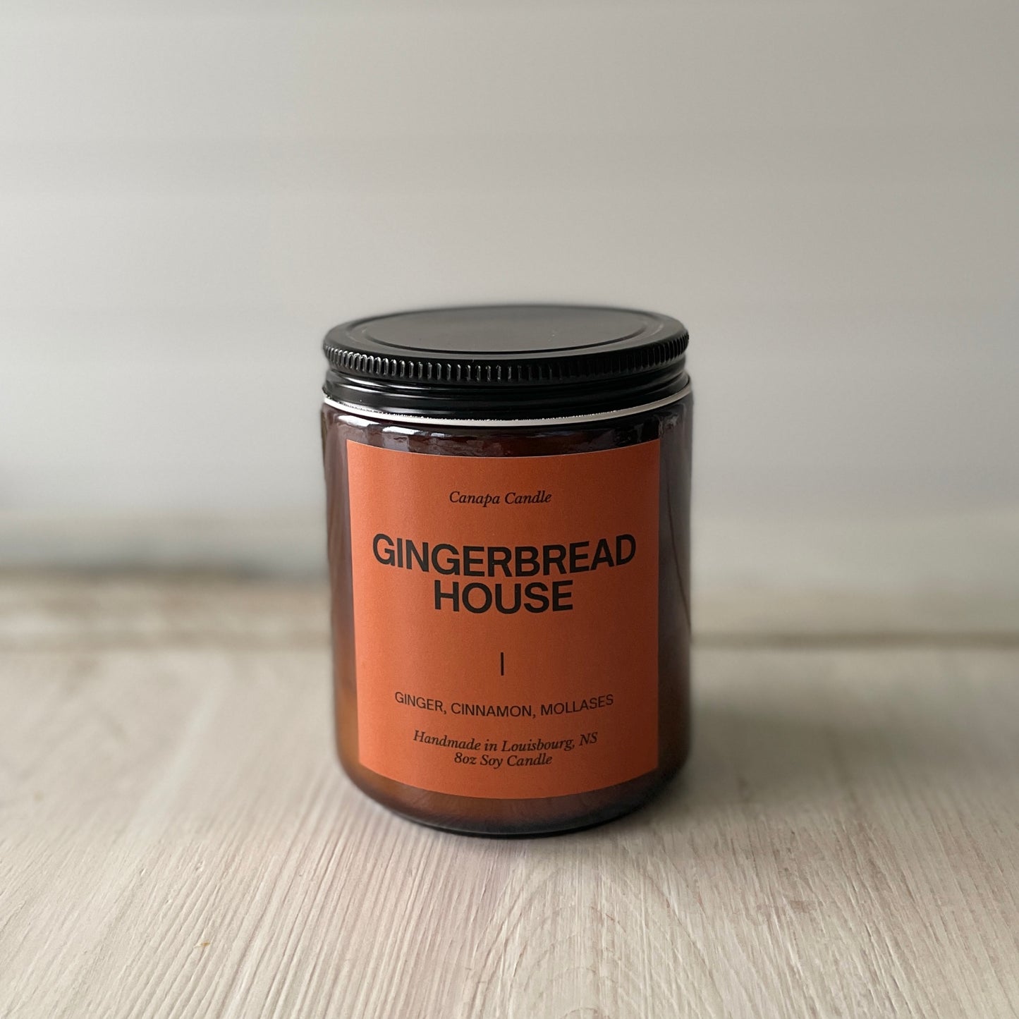 Gingerbread House Soy Candle- Cinnamon, Clove, Ginger, Molasses