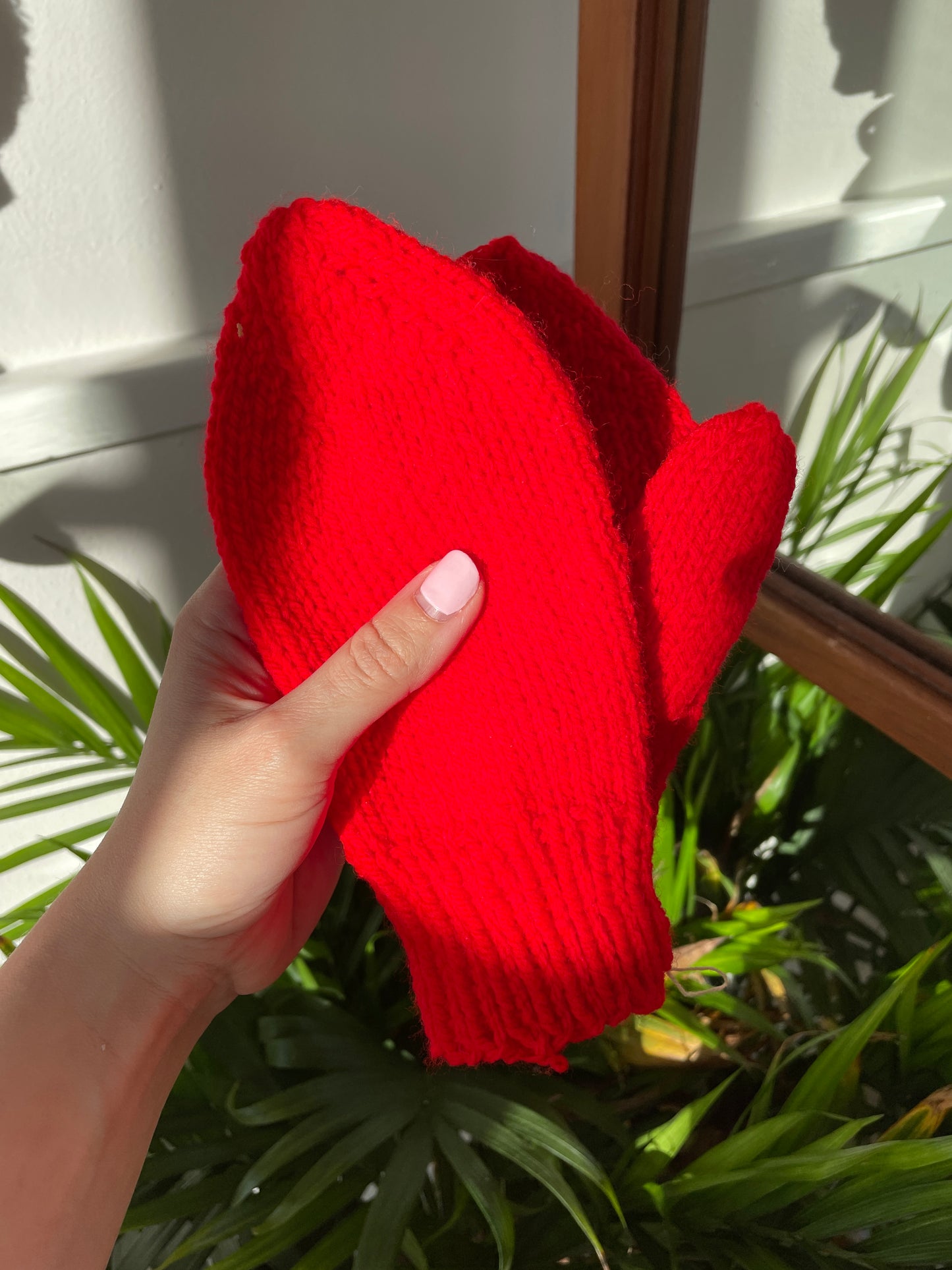 Red Hand Knit in Cape Breton ❤️ - Kids Mitts