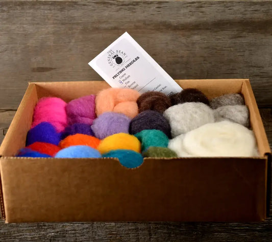 Needle Felting Kit - Color Pack: Solids - Wool