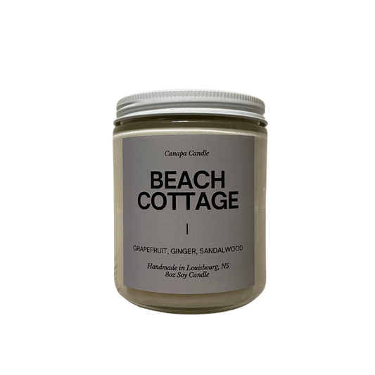 Beach Cottage Soy Candle - Grapefruit, Ginger, Sandalwood