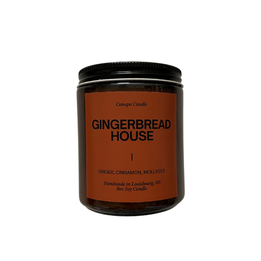 Gingerbread House Soy Candle- Cinnamon, Clove, Ginger, Molasses