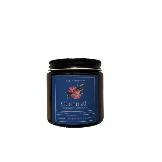 Ocean Air Soy Candle - 4oz Canapa Candle Holiday Collection