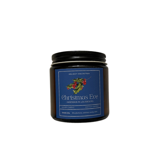 Christmas Eve Soy Candle - 4oz Canapa Candle Holiday Collection