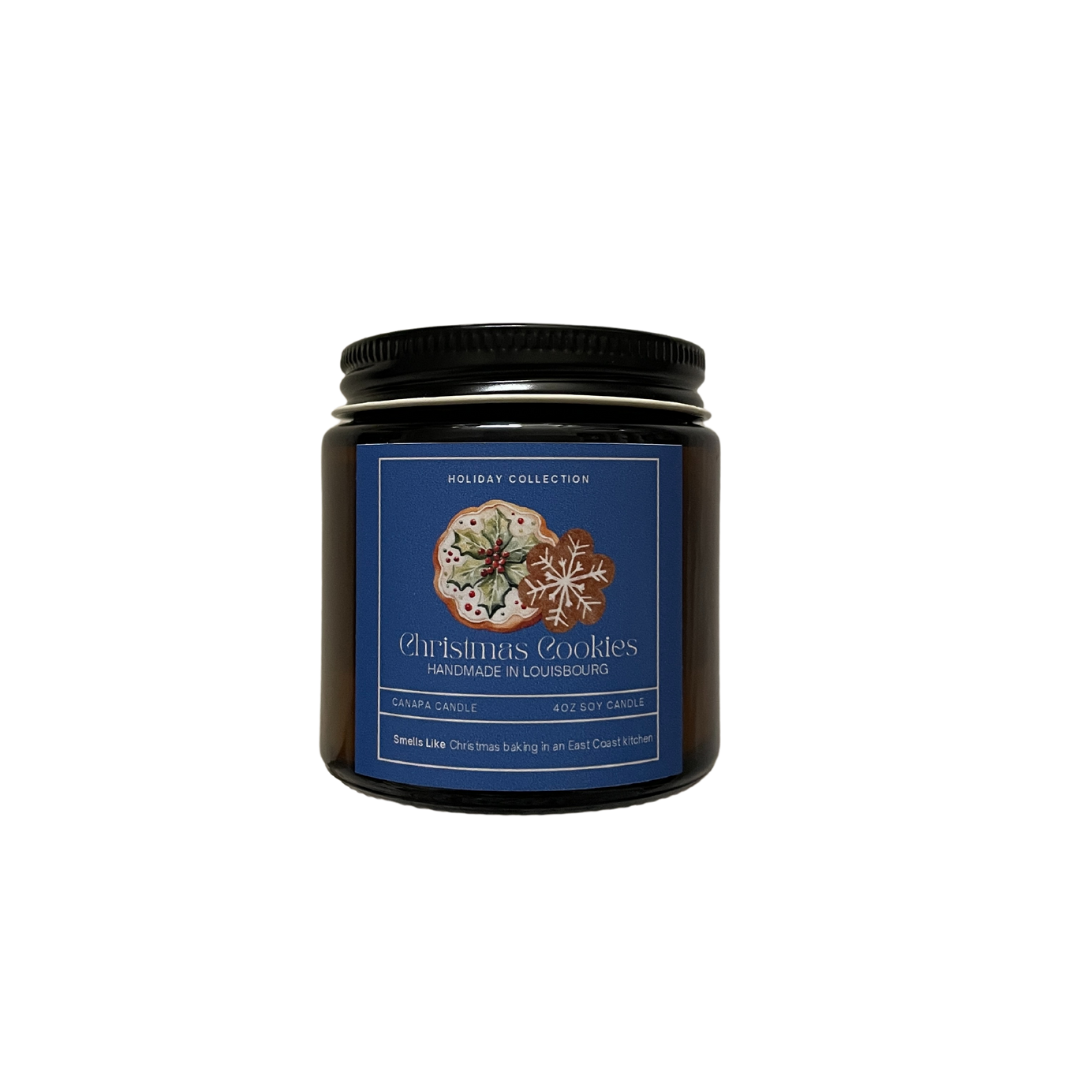 Christmas Cookies Soy Candle - 4oz Canapa Candle Holiday Collection