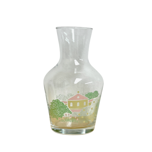 Vase / Carafe | House with Gardens Pattern | 90's Style | Vintage Home Decor