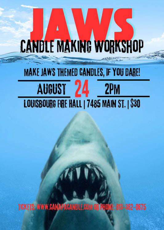 JAWS Candle Making Workshop - Sunday, August 24th at Louisbourg Fire Hall