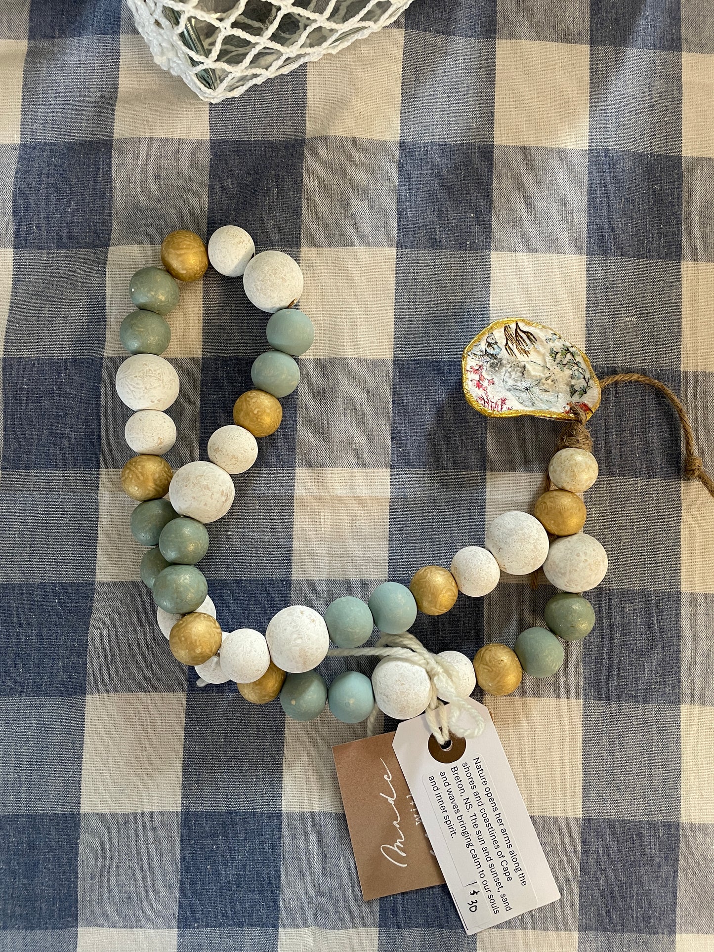 Blessing Beads ~ Nautical Home Decor Made in Cape Breton Island