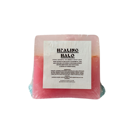 Healing Halo Glycerine Shimmering Crystal Soap Bar 