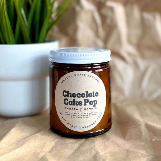 Cake Pop Soy Candle - Chocolate + Vanilla Sprinkles + Sugar