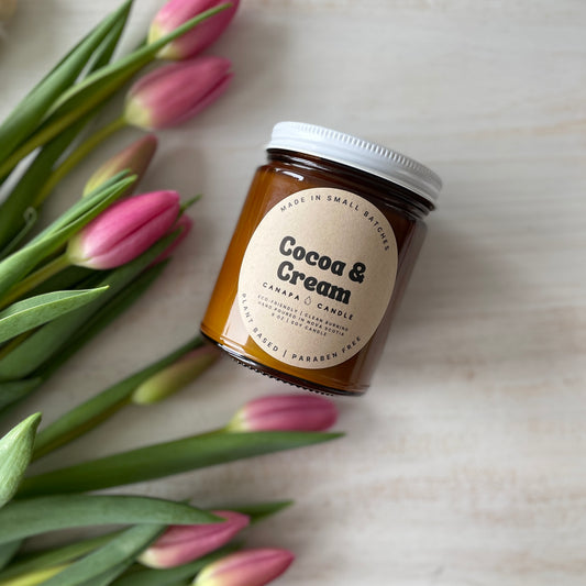 Cocoa & Cream Soy Candle - Chocolate + Vanilla Cream + Coffee